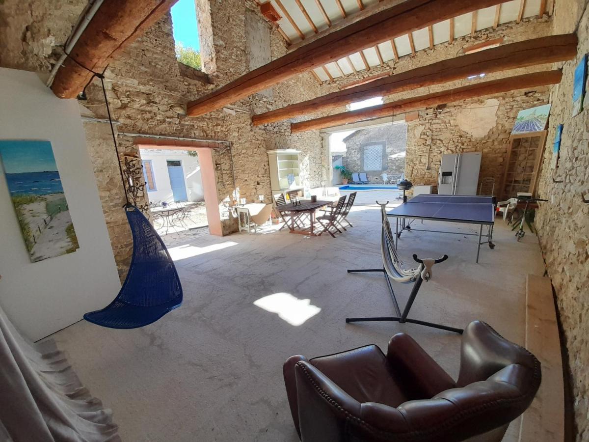La Maisonnette Avec Spa Et Piscine Sainte-Valière Exterior foto